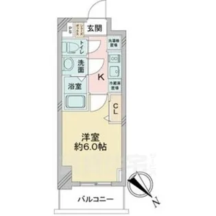 アステリ鶴舞テーセラ【2階】の間取り