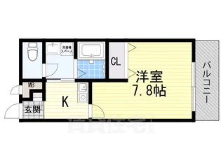 アンプルールフェールドミール【1階】の間取り