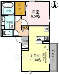 夙川桜井通り【2階】の間取り