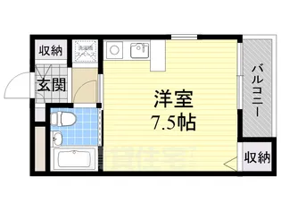 メゾン浮孔【2階】の間取り
