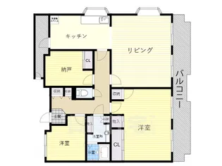 グレース千鳥【4階】の間取り