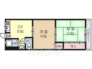 シェモワワン【207号室】の間取り