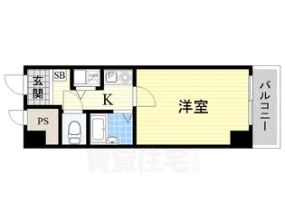 リーガル塚本5【4階】の間取り