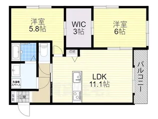 グランフィールド【2階】の間取り