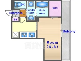 COZY COTE 上鳥羽【3階】の間取り