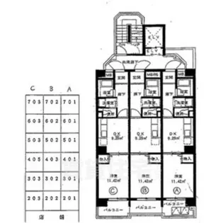 アーバンライフ金山Ⅱ【6階】の間取り