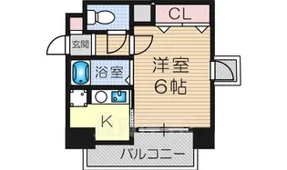 ユニテック十三【6階】の間取り