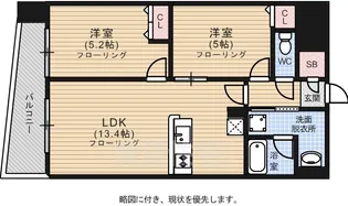 アクロス天神センタープラザ【507号室】の間取り