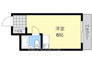 ノーブル中宮【1階】の間取り