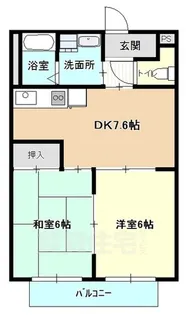 ニューハイツエクセレント【2階】の間取り
