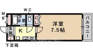 センターフィールド3【3階】の間取り