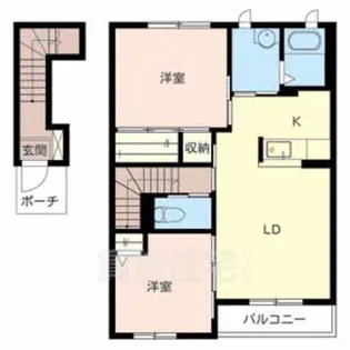 フェリーチェC【2階】の間取り