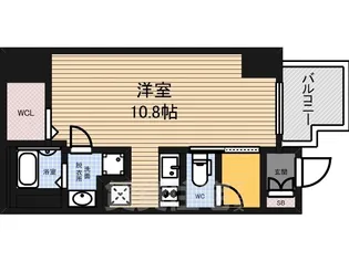 プレサンス桜通ザ・タイムズ【15階】の間取り