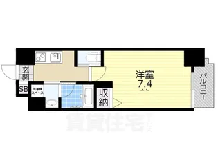 PLACZ SHIN-OSAKA【9階】の間取り