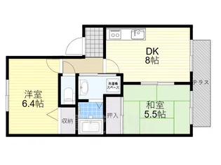 ユーエムアイリスコート【1階】の間取り