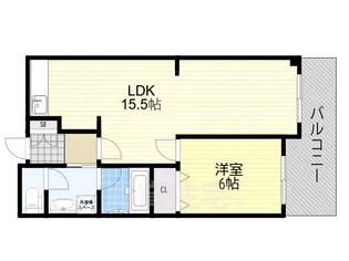 クレアコート【211号室】の間取り