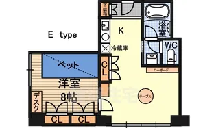 メゾン淀川【8階】の間取り
