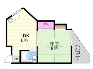 メゾン・ラ・フォレ【601号室】の間取り