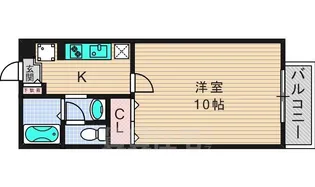 シャンティー1号館【1階】の間取り