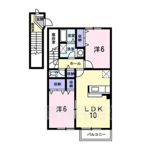 オークヒルズ1【2階】の間取り