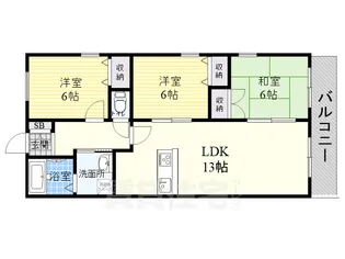 パークレジデンス【501号室】の間取り