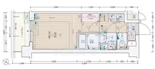 クリスタルグランツ京都西大路【2階】の間取り