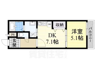 大阪府大阪市住吉区杉本2丁目【アパート】の間取り