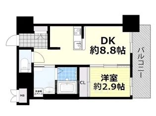 サザンクレスト七道シエル【5階】の間取り