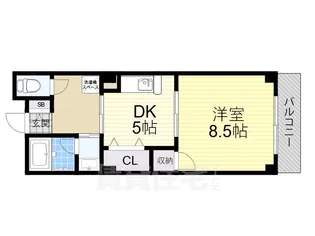 フローラ・ムラタ・ハイツ【1階】の間取り