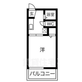 タウニー観音【1階】の間取り