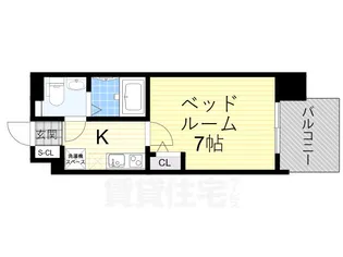 セレニテ三国プリエ【4階】の間取り