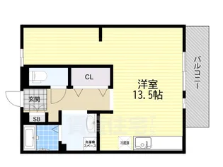 ドミールたかはし【1階】の間取り