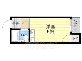 グレースハイツ城南【2階】の間取り