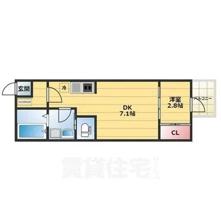 ハーモニーテラス亀島2【2階】の間取り