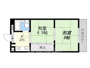 第2シャトーモリオカ【3階】の間取り