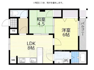 コーポ幸【2階】の間取り