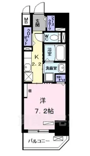 グレースヒルズ金山【7階】の間取り