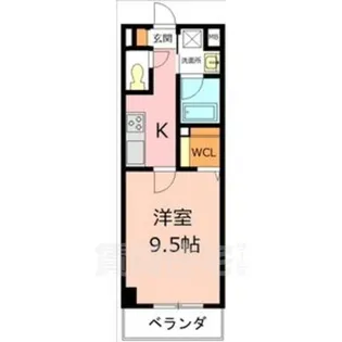 アーバンライフ名駅ウエスト【6階】の間取り
