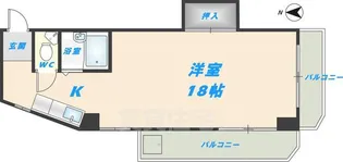 RIHITO南巽【6階】の間取り