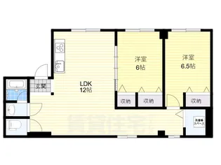 ブランジュ高殿【3階】の間取り