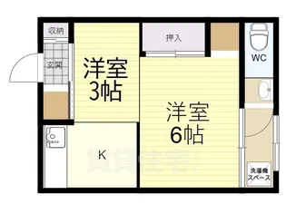 第二旭荘【2階】の間取り