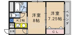 ステーションコートヤード【3階】の間取り
