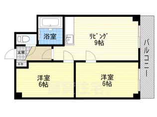 雅叙園ハイツ【2階】の間取り