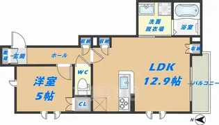 ヴィレッタ【2階】の間取り