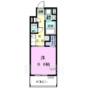 ラタン【5階】の間取り