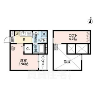 Castello chiave(カストロキアーベ)【2階】の間取り