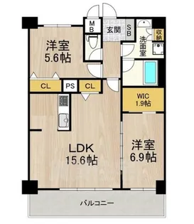 セノアタワー新大阪【14階】の間取り