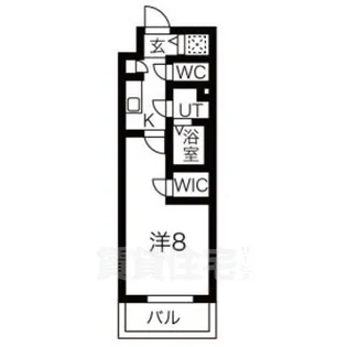 エスリード上前津ツヴァイテ【8階】の間取り
