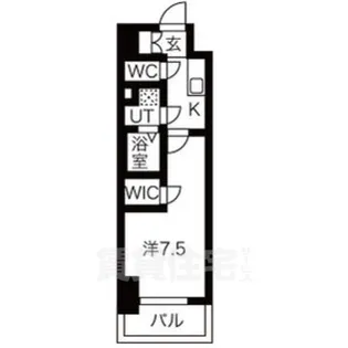 エスリード上前津ツヴァイテ【11階】の間取り