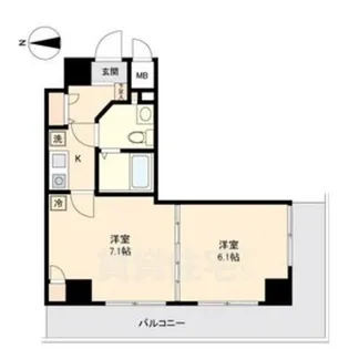 アーバンフラッツ新栄【5階】の間取り